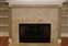Fireplace with Tile Hearth and Surround